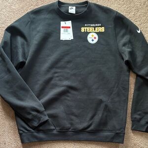 Nike NFL Pittsburgh Steelers sweatshirt large NWT